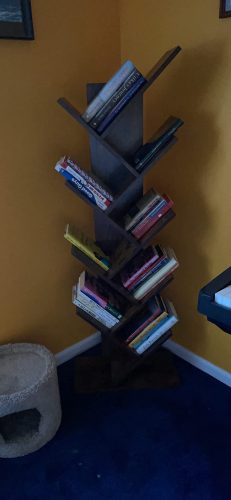 A.M INTERNATIONAL Tree Bookshelf, Bookshelves, Books Holder Rack Black photo review