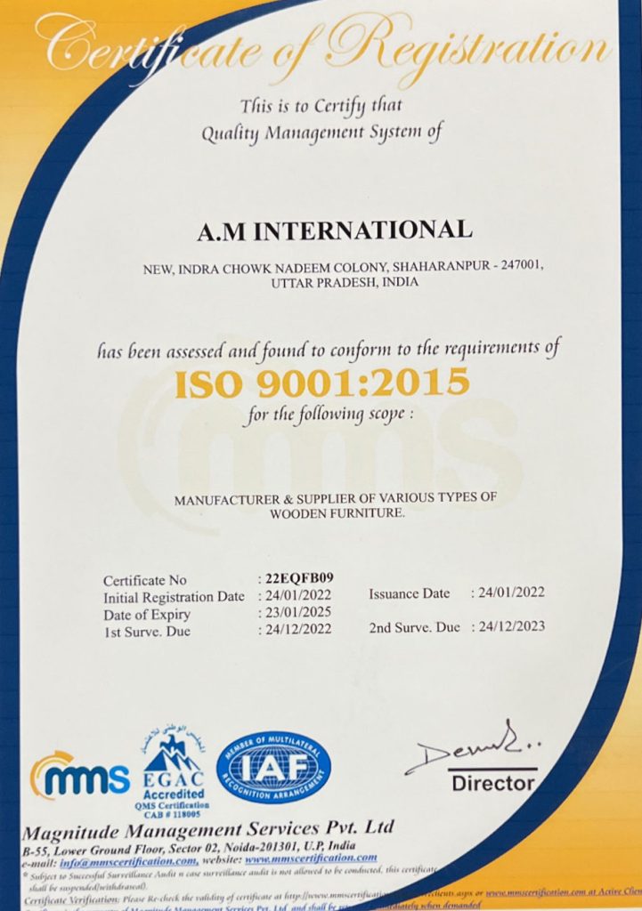 am international iso certificate