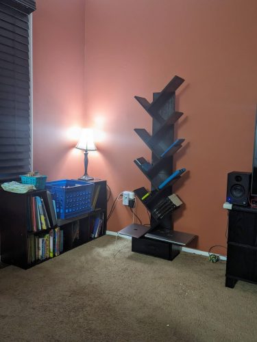 Tree Bookshelf,Bookshelves,Books Holder, Tree Bookcase,Book Organizer ( BLACK ) photo review
